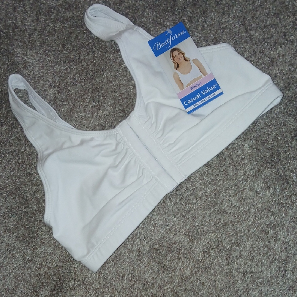 Bestform White Sports Bra Size 36
